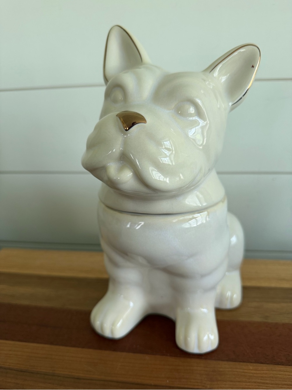 Cravings by Chrissy Teigen French Bull Dog Ceramic Cookie Jar